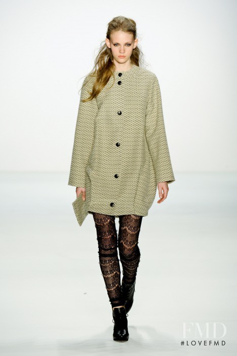 Charlotte Nolting featured in  the Norrback fashion show for Autumn/Winter 2011