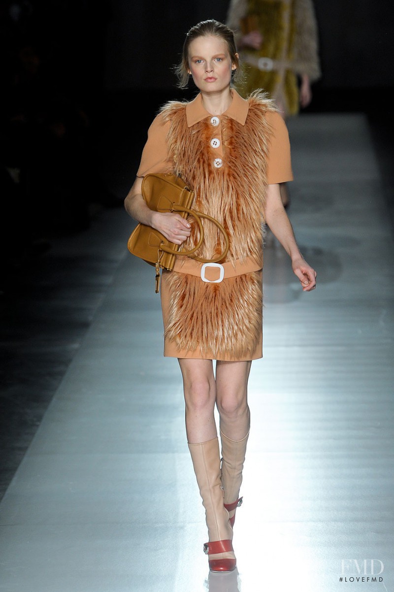 Hanne Gaby Odiele featured in  the Prada fashion show for Autumn/Winter 2011