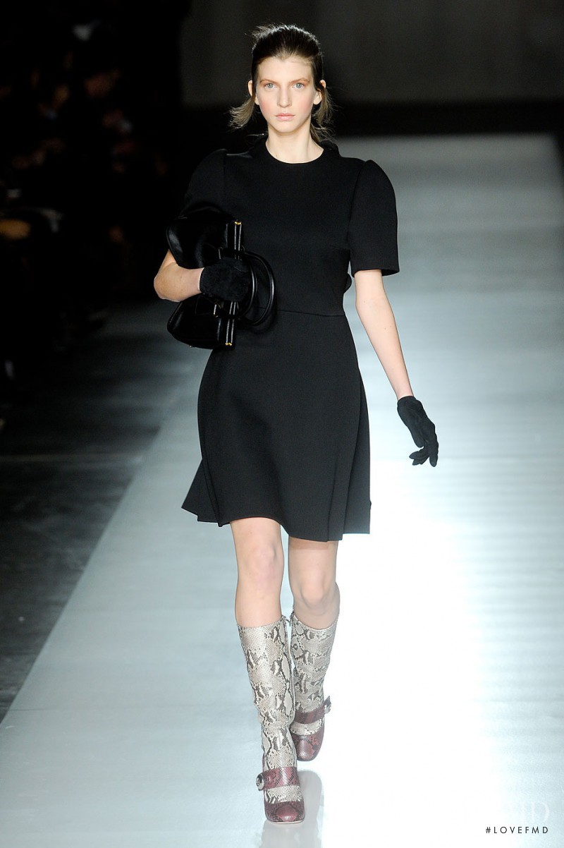 Caterina Ravaglia featured in  the Prada fashion show for Autumn/Winter 2011