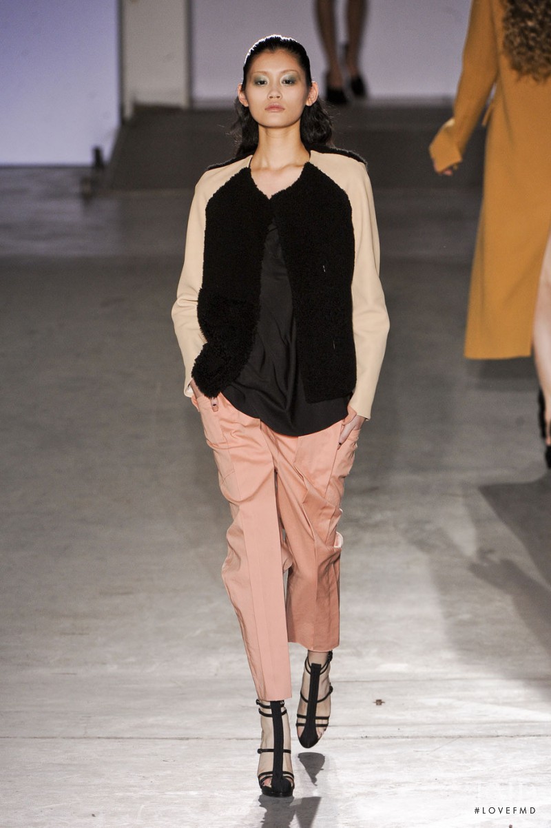 Ming Xi featured in  the 3.1 Phillip Lim fashion show for Autumn/Winter 2011