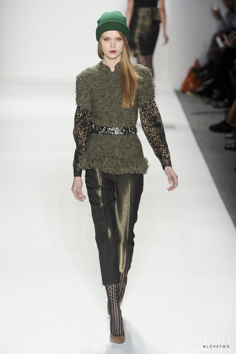 Josephine Skriver featured in  the Cynthia Steffe fashion show for Autumn/Winter 2011