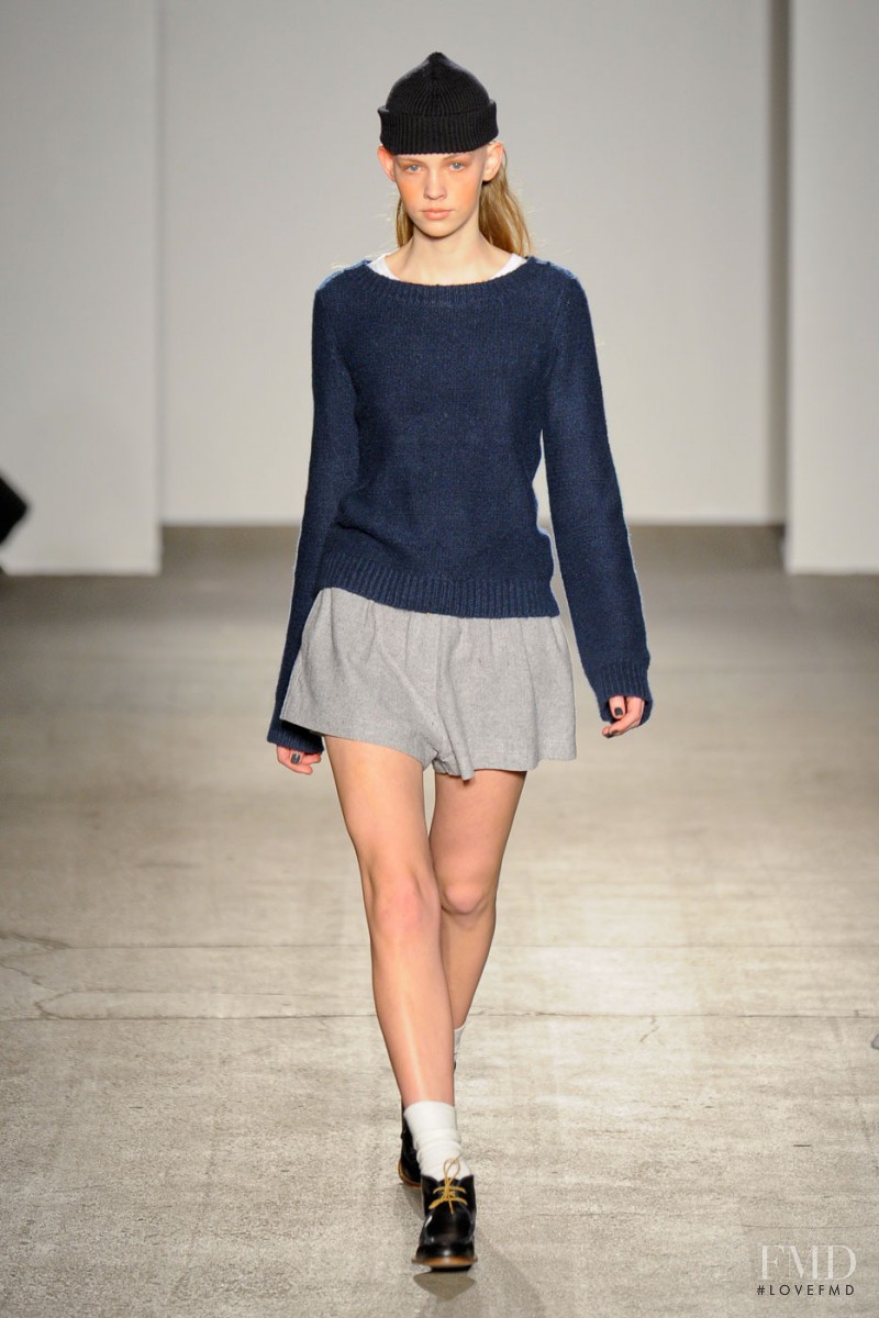 Charlotte Nolting featured in  the Karen Walker fashion show for Autumn/Winter 2011