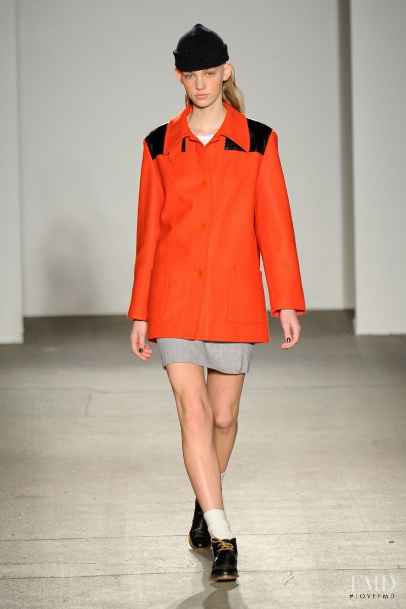 Charlotte Nolting featured in  the Karen Walker fashion show for Autumn/Winter 2011