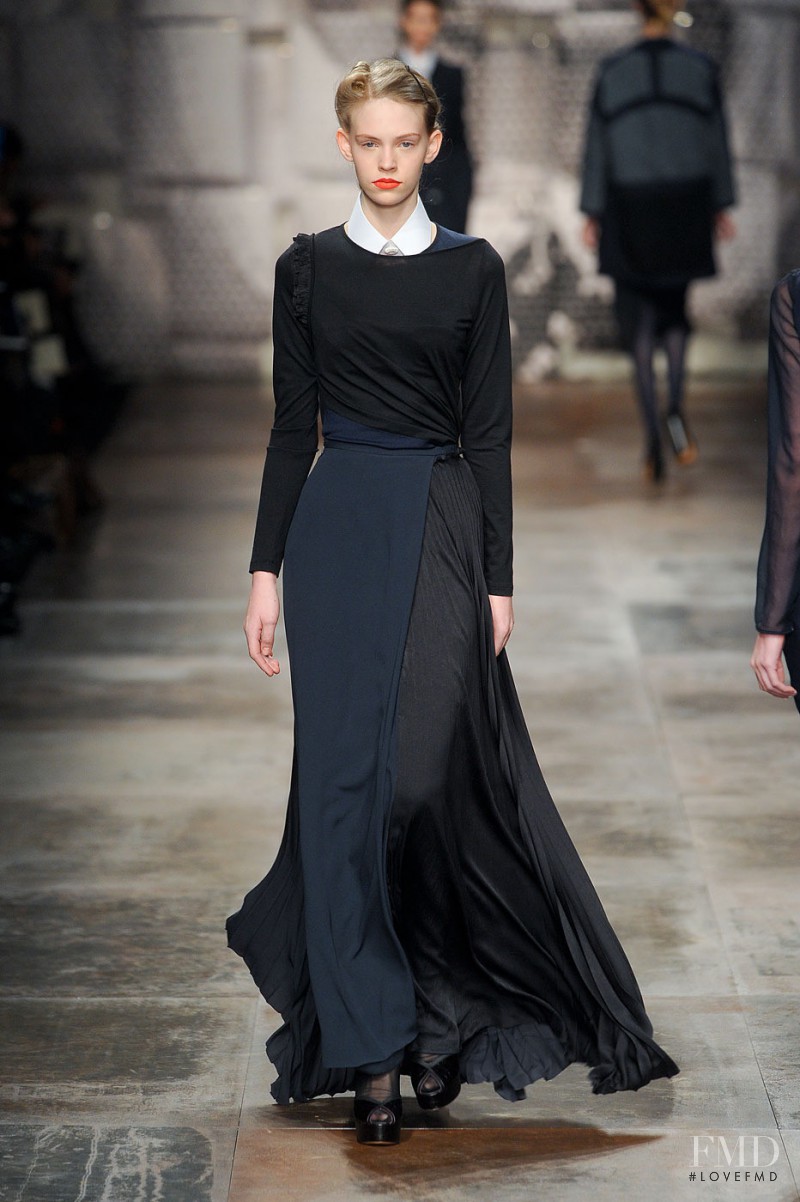 Charlotte Nolting featured in  the Antonio Marras fashion show for Autumn/Winter 2011