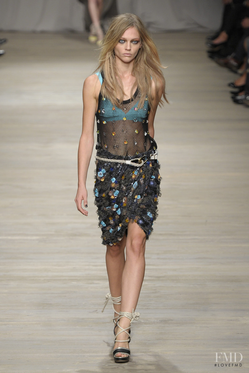 Sasha Pivovarova featured in  the Iceberg fashion show for Spring/Summer 2011