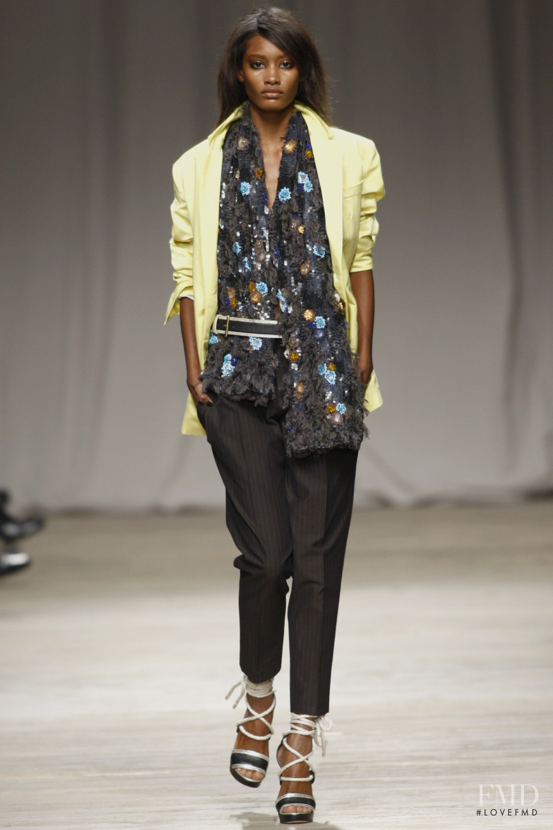 Melodie Monrose featured in  the Iceberg fashion show for Spring/Summer 2011