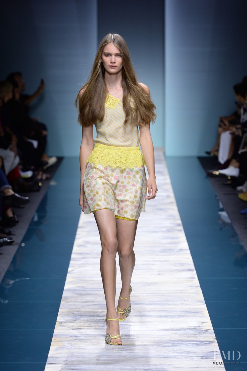 Nele Kenzler featured in  the Kristina Ti fashion show for Spring/Summer 2014