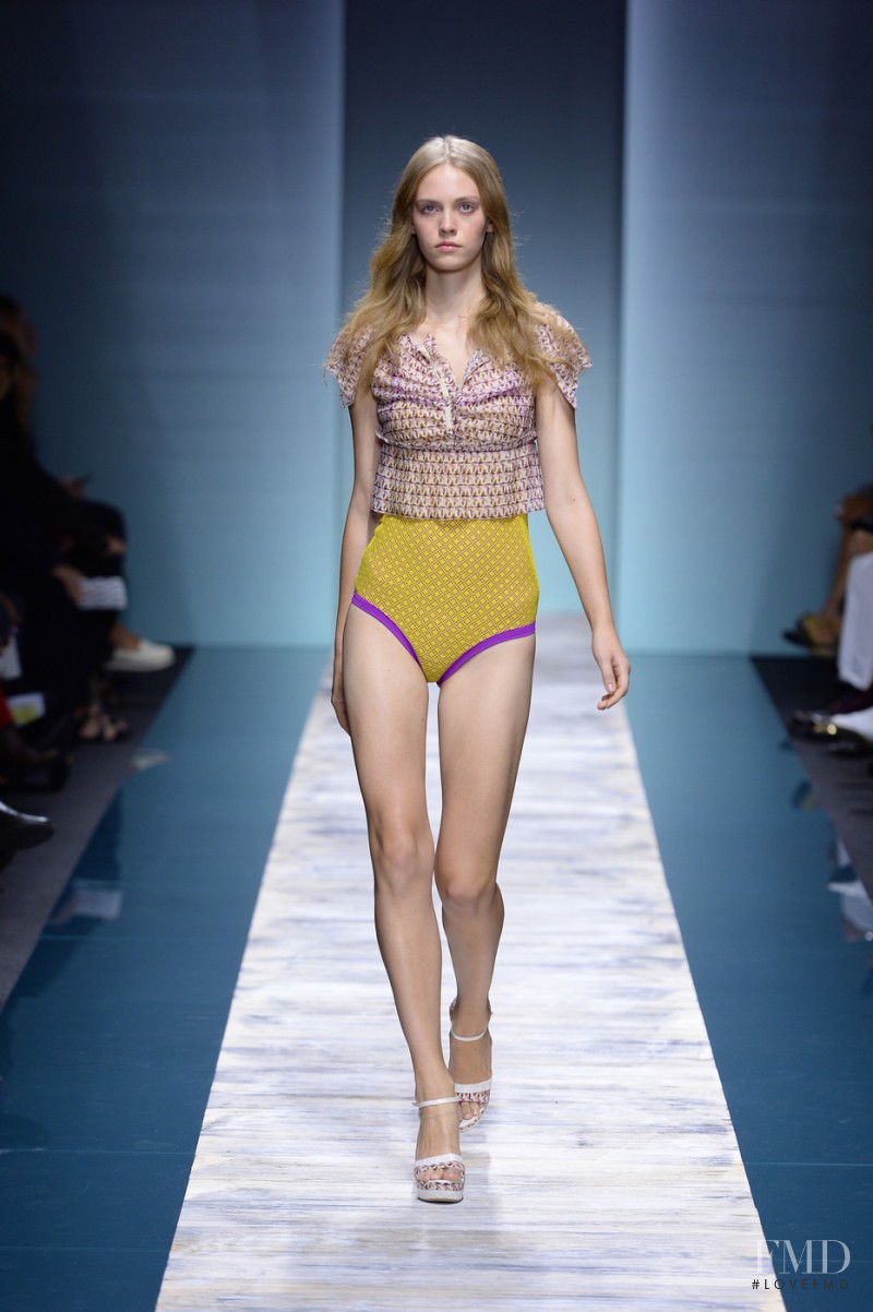 Charlotte Nolting featured in  the Kristina Ti fashion show for Spring/Summer 2014