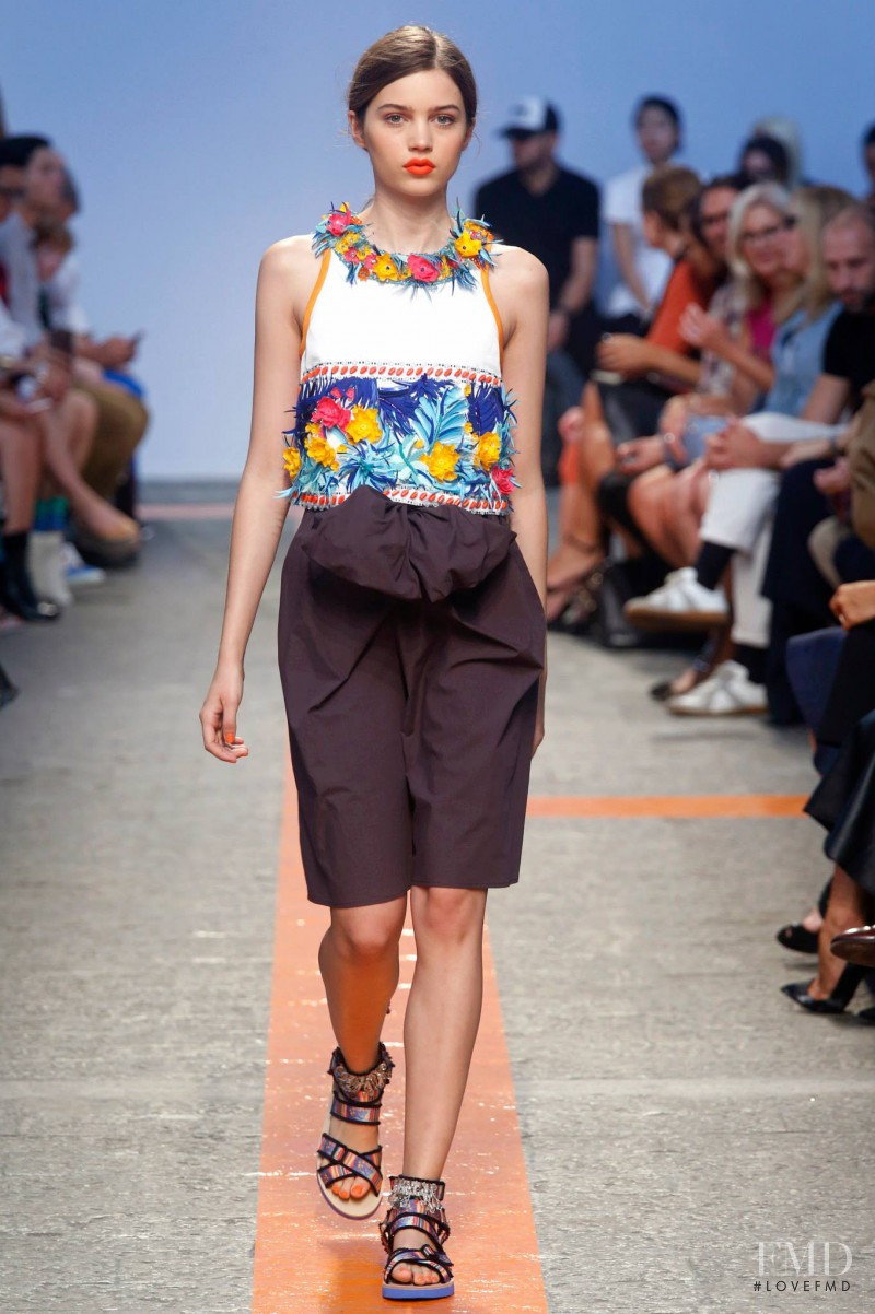 MSGM fashion show for Spring/Summer 2014