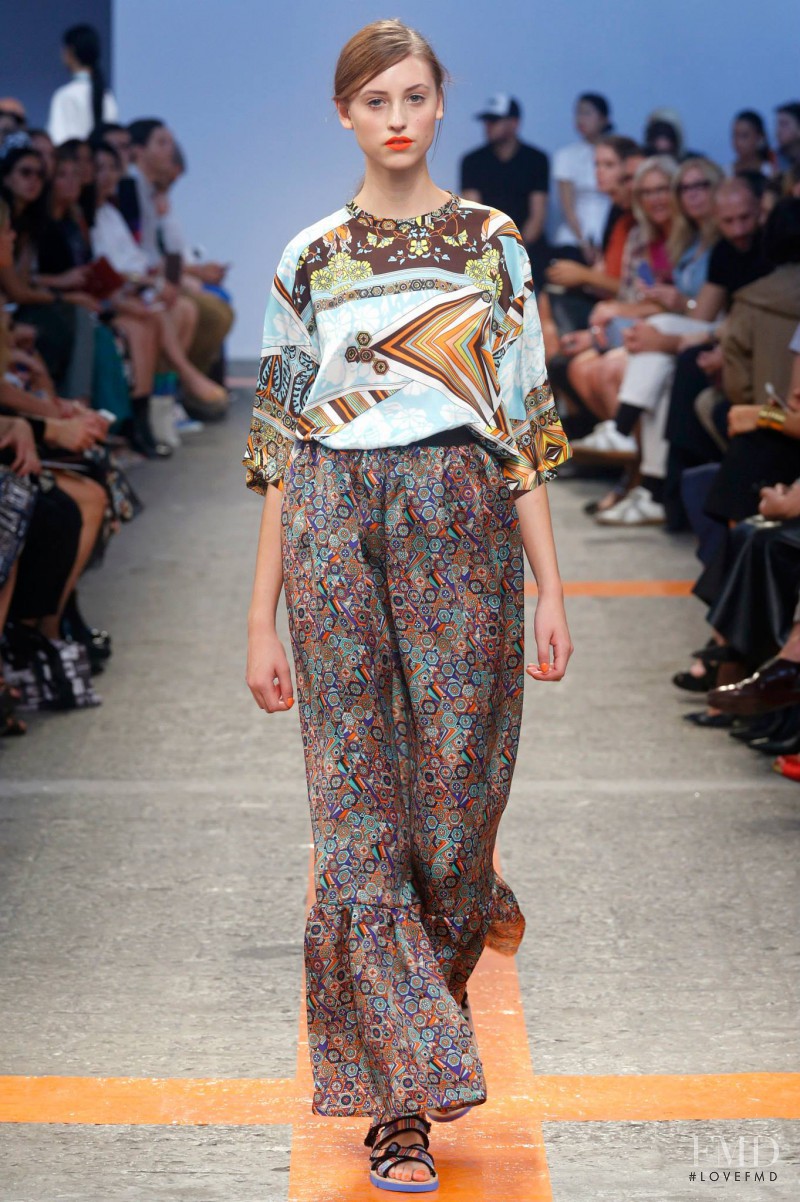 MSGM fashion show for Spring/Summer 2014