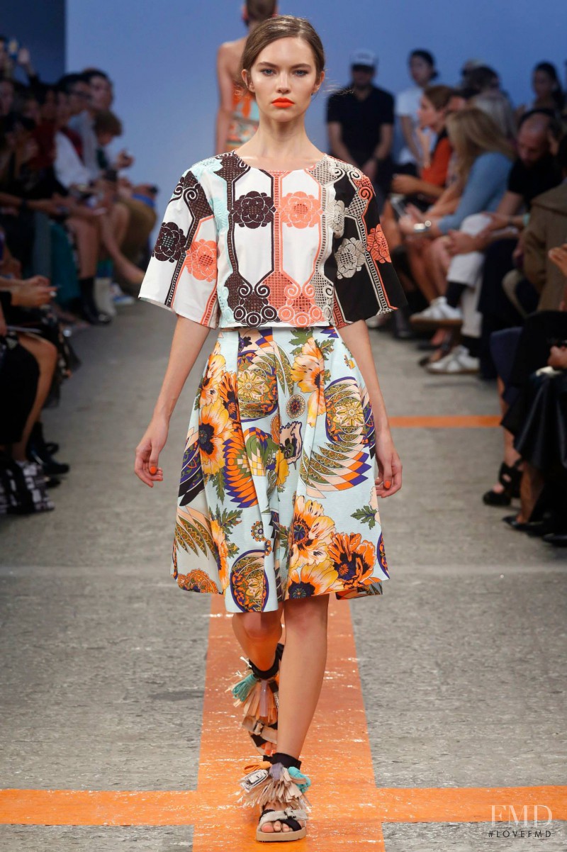 MSGM fashion show for Spring/Summer 2014