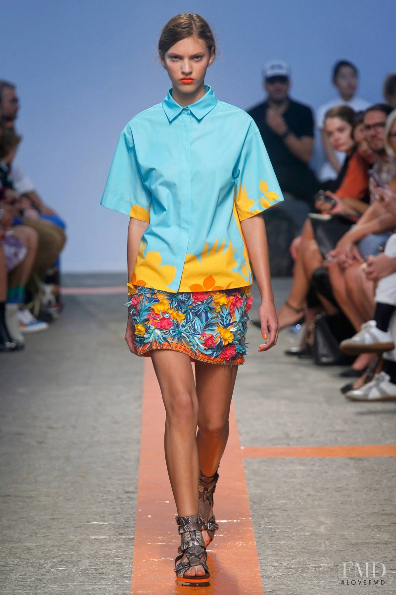 MSGM fashion show for Spring/Summer 2014