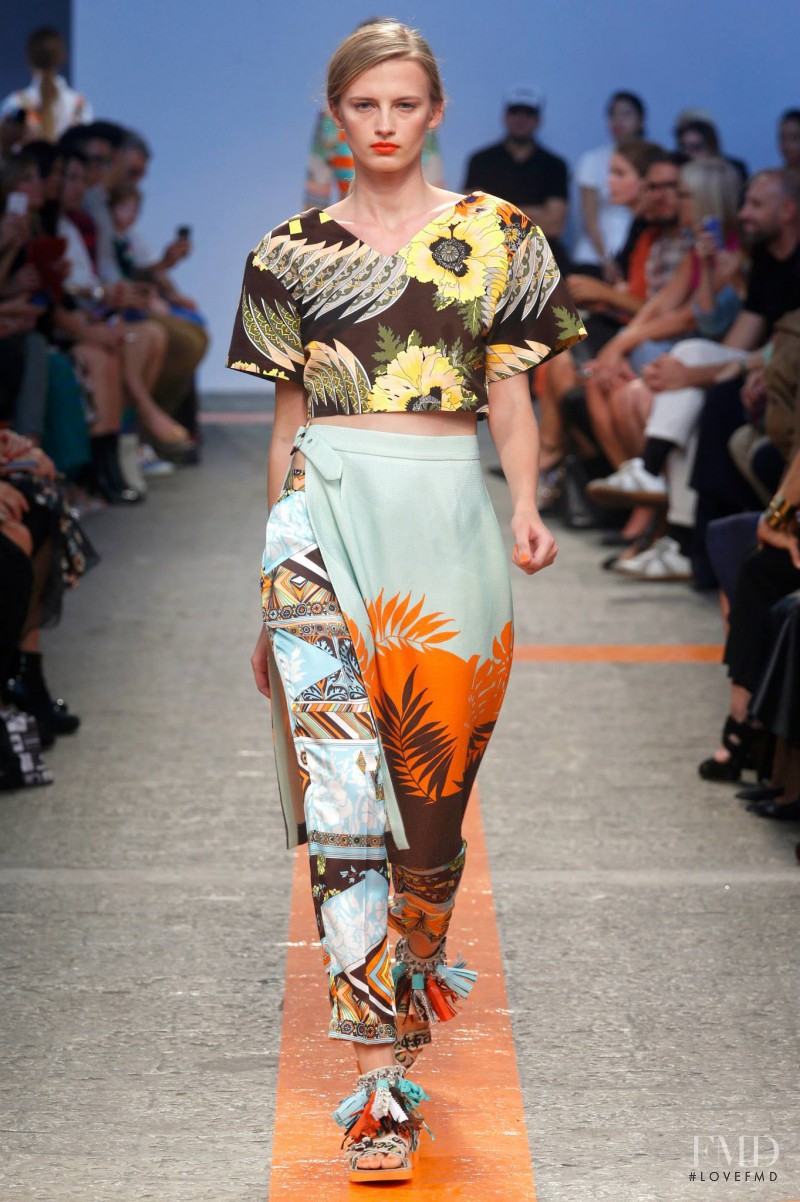 MSGM fashion show for Spring/Summer 2014