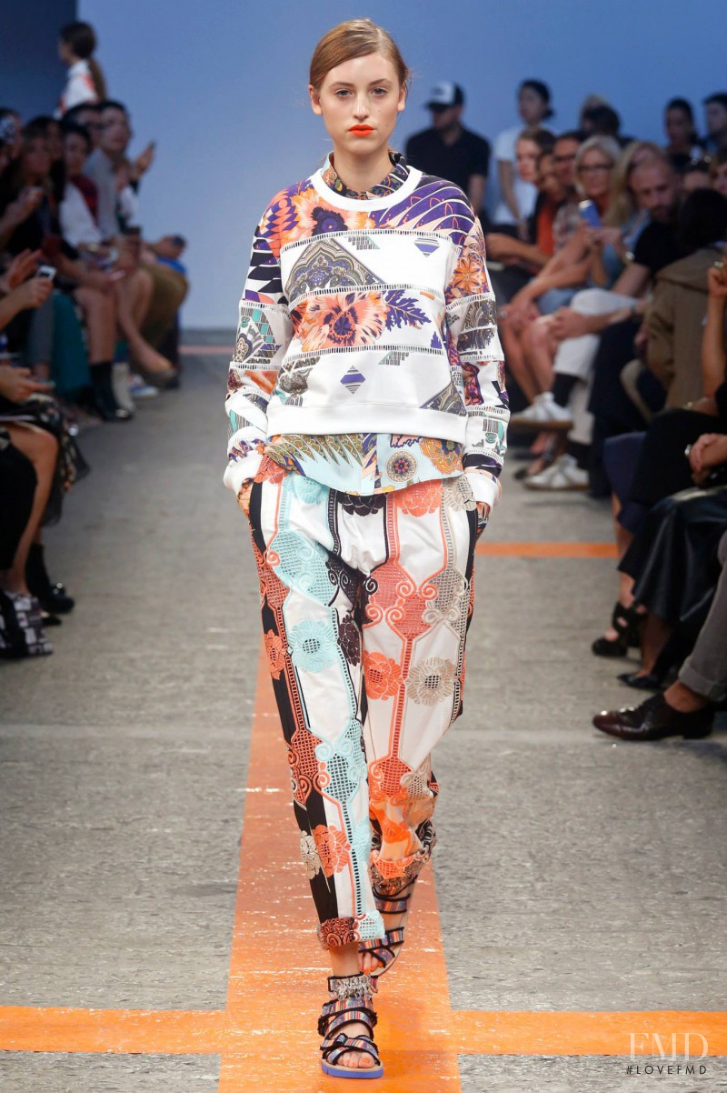 MSGM fashion show for Spring/Summer 2014