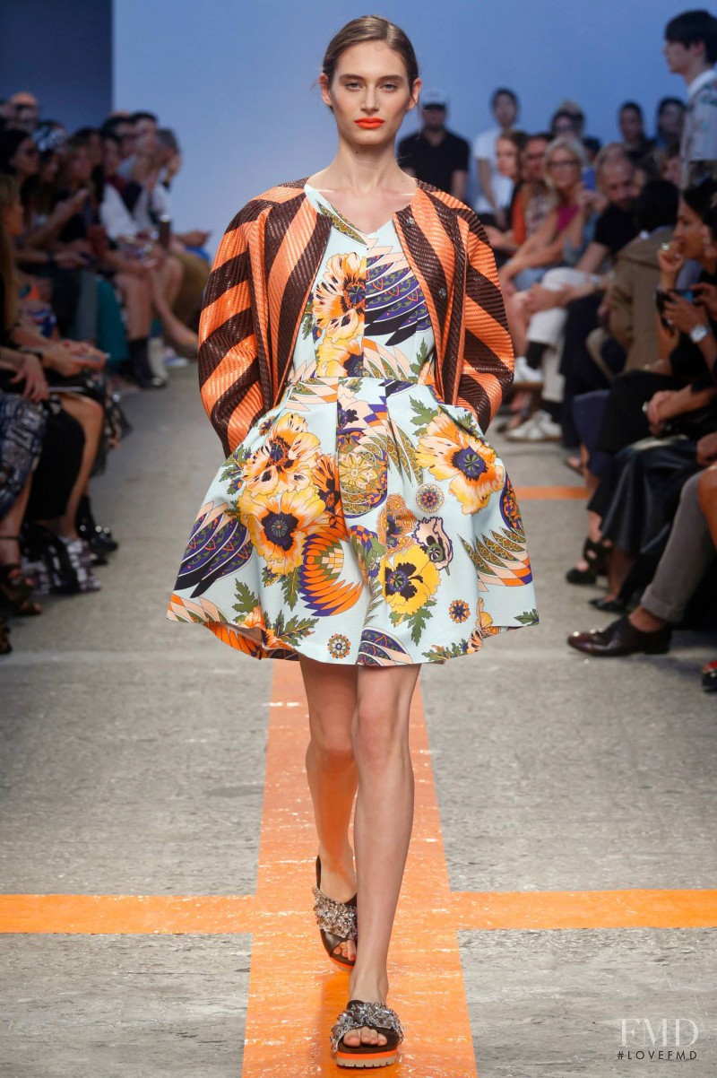 MSGM fashion show for Spring/Summer 2014