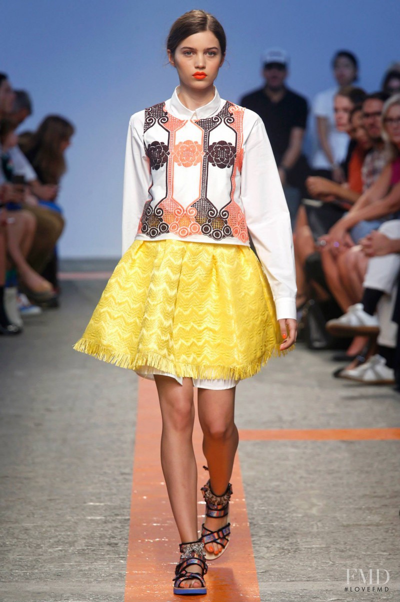 MSGM fashion show for Spring/Summer 2014