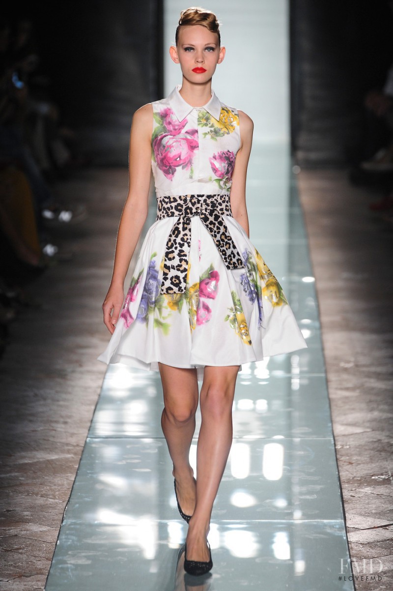 Charlotte Nolting featured in  the roccobarocco fashion show for Spring/Summer 2014