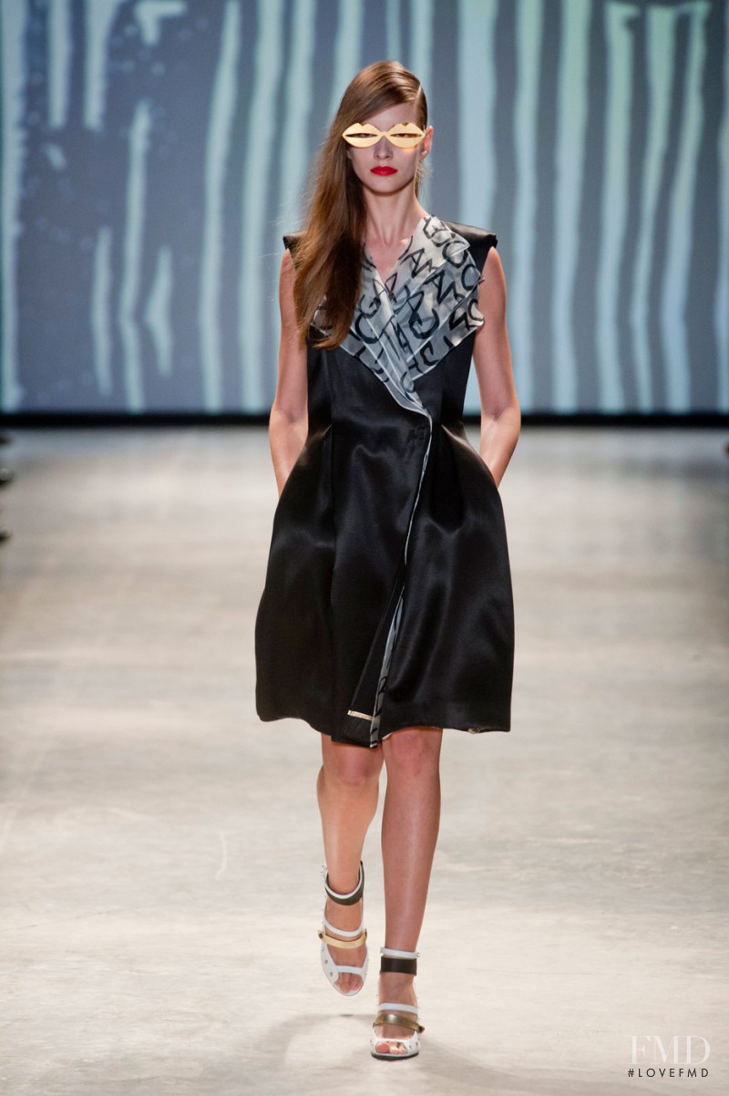 Natali Eydelman featured in  the Jean-Charles De Castelbajac fashion show for Spring/Summer 2014