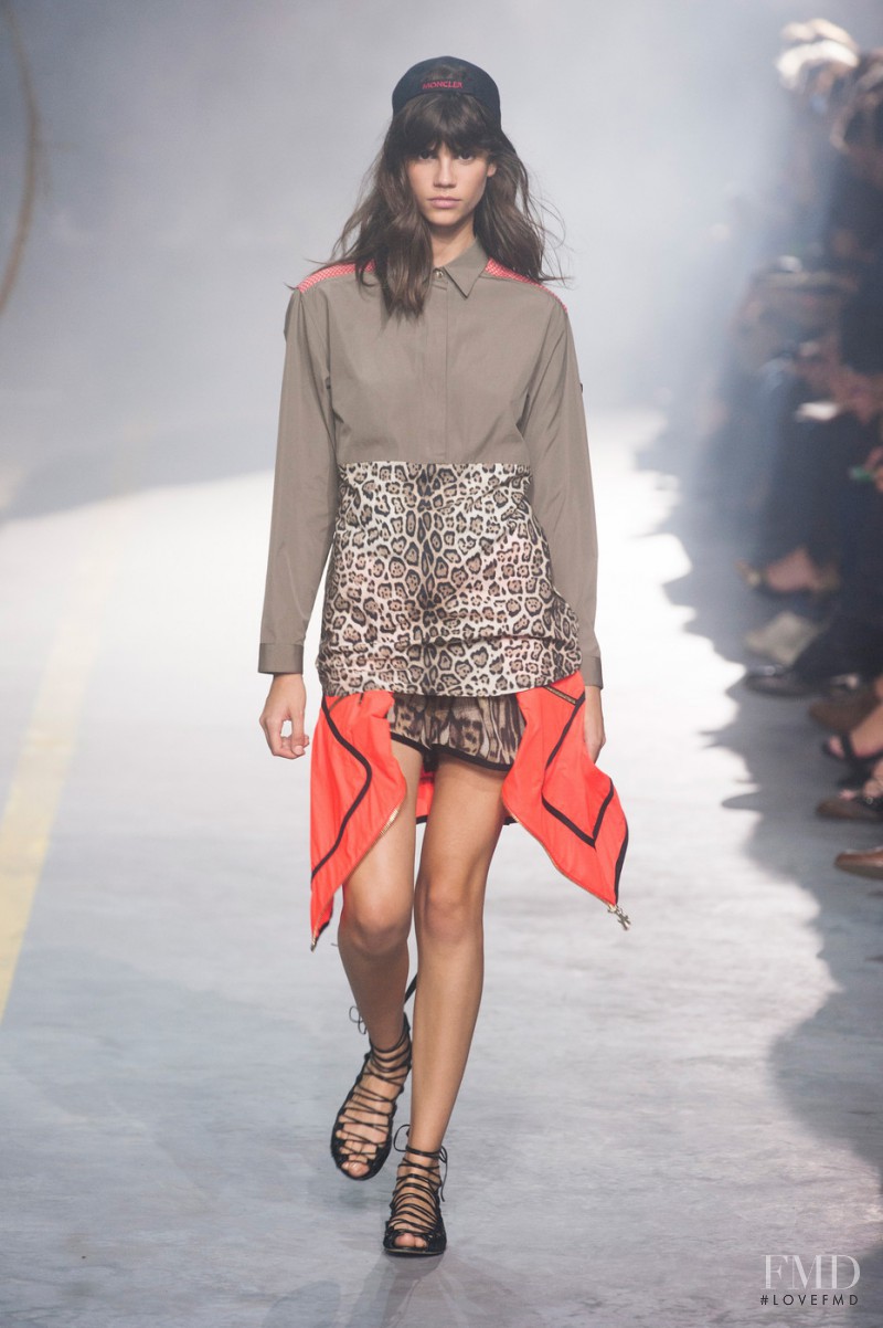 Antonina Petkovic featured in  the Moncler Gamme Rouge fashion show for Spring/Summer 2014