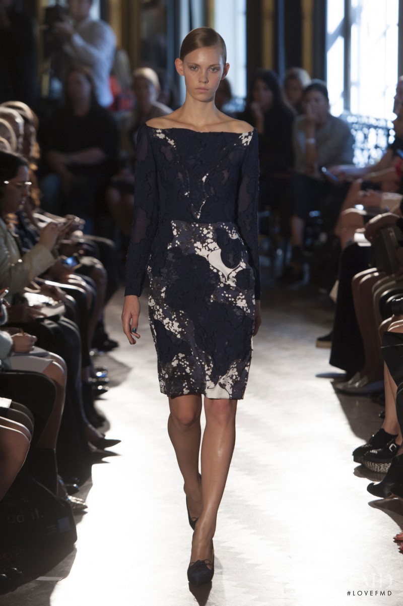 Charlotte Nolting featured in  the Michael van der Ham fashion show for Spring/Summer 2014
