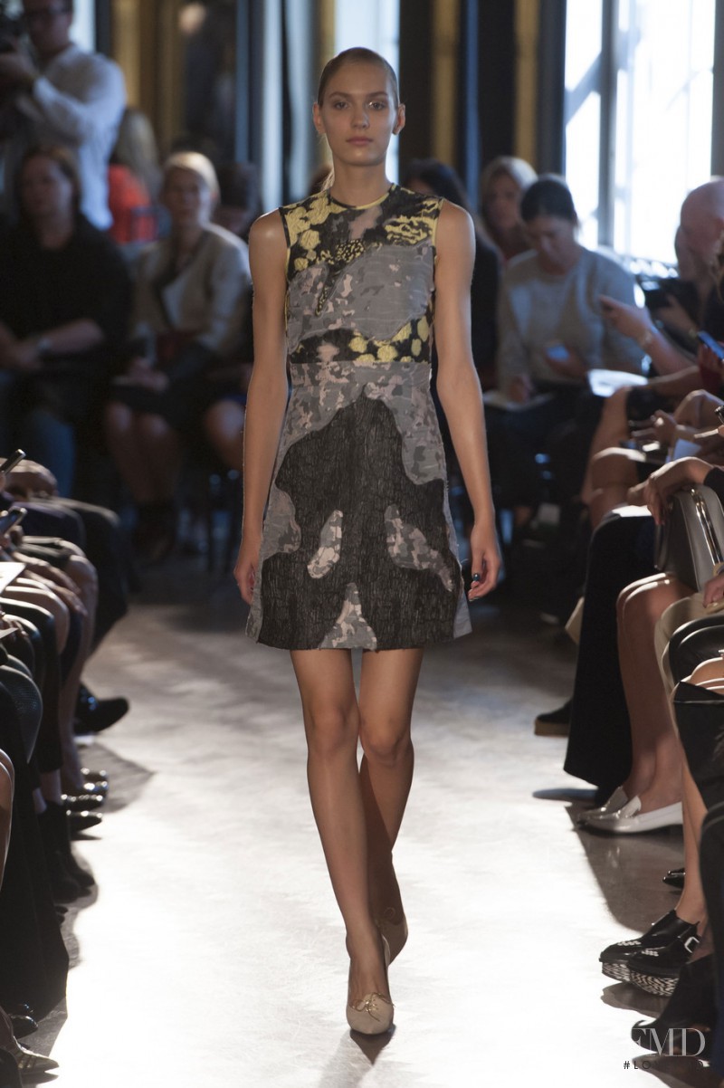 Vera Vavrova featured in  the Michael van der Ham fashion show for Spring/Summer 2014