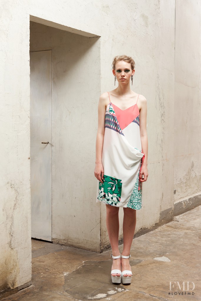 Charlotte Nolting featured in  the Antonio Marras fashion show for Resort 2013