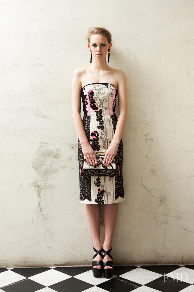 Charlotte Nolting featured in  the Antonio Marras fashion show for Resort 2013