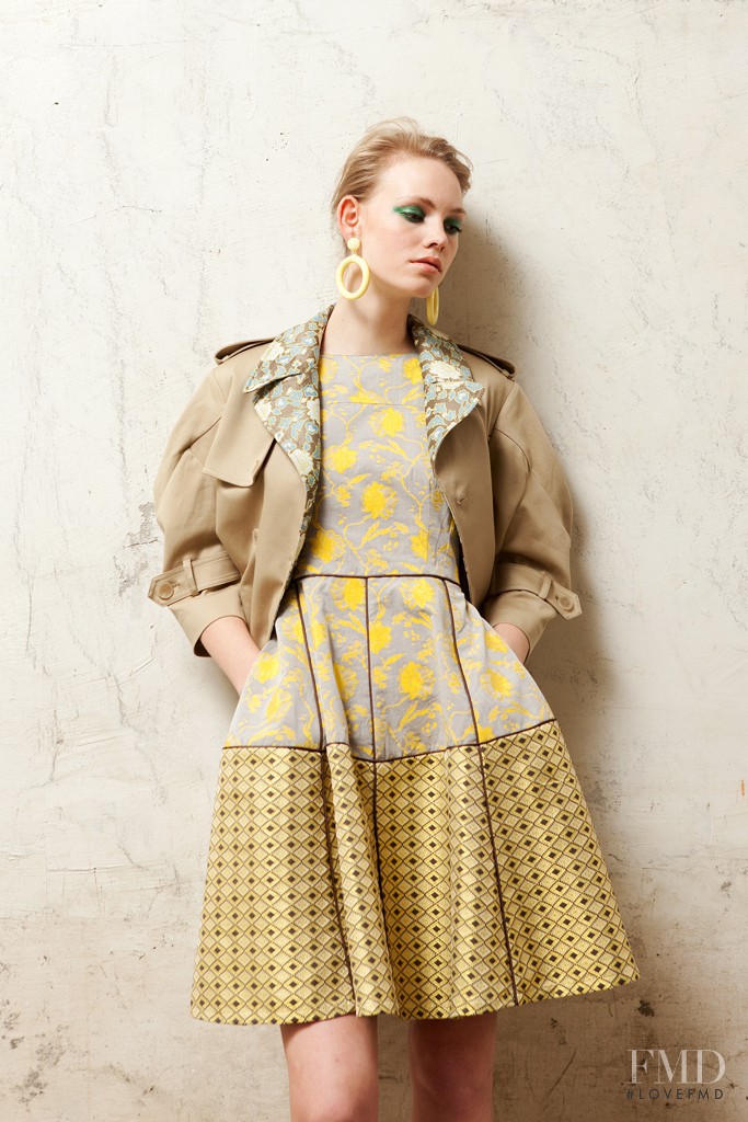 Charlotte Nolting featured in  the Antonio Marras fashion show for Resort 2013