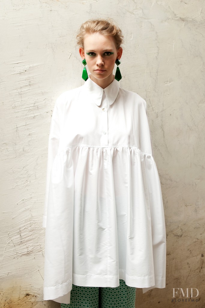 Charlotte Nolting featured in  the Antonio Marras fashion show for Resort 2013