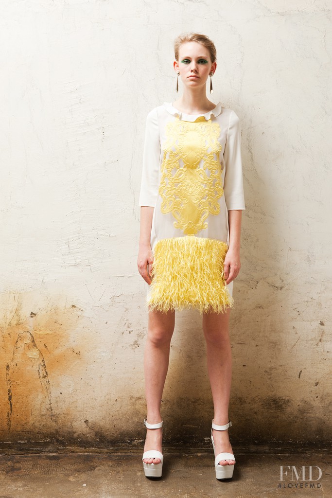 Charlotte Nolting featured in  the Antonio Marras fashion show for Resort 2013