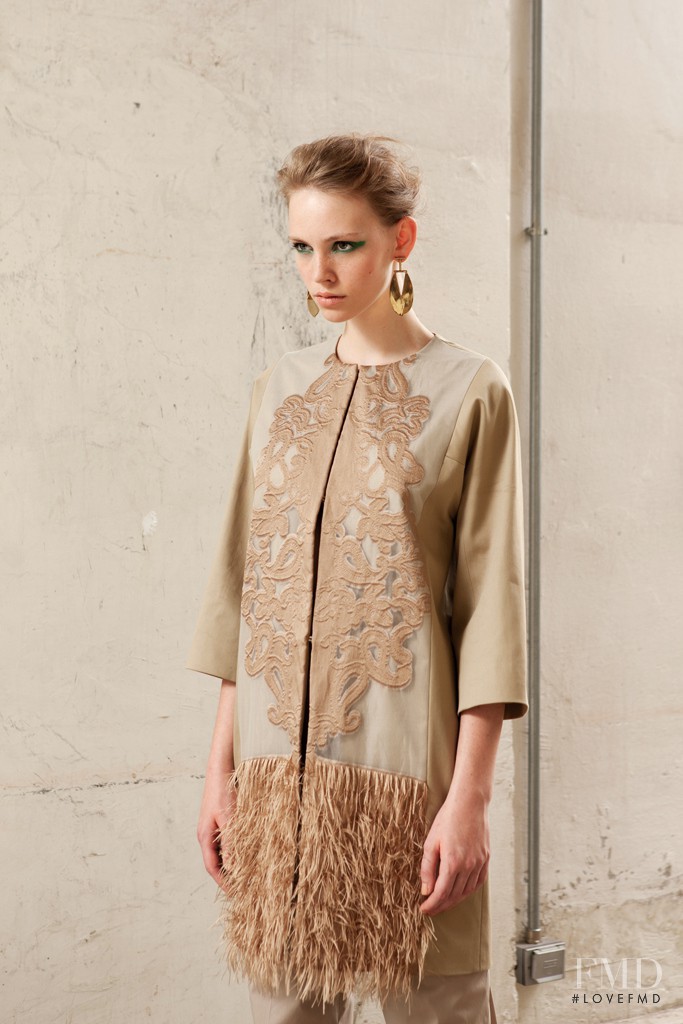 Charlotte Nolting featured in  the Antonio Marras fashion show for Resort 2013