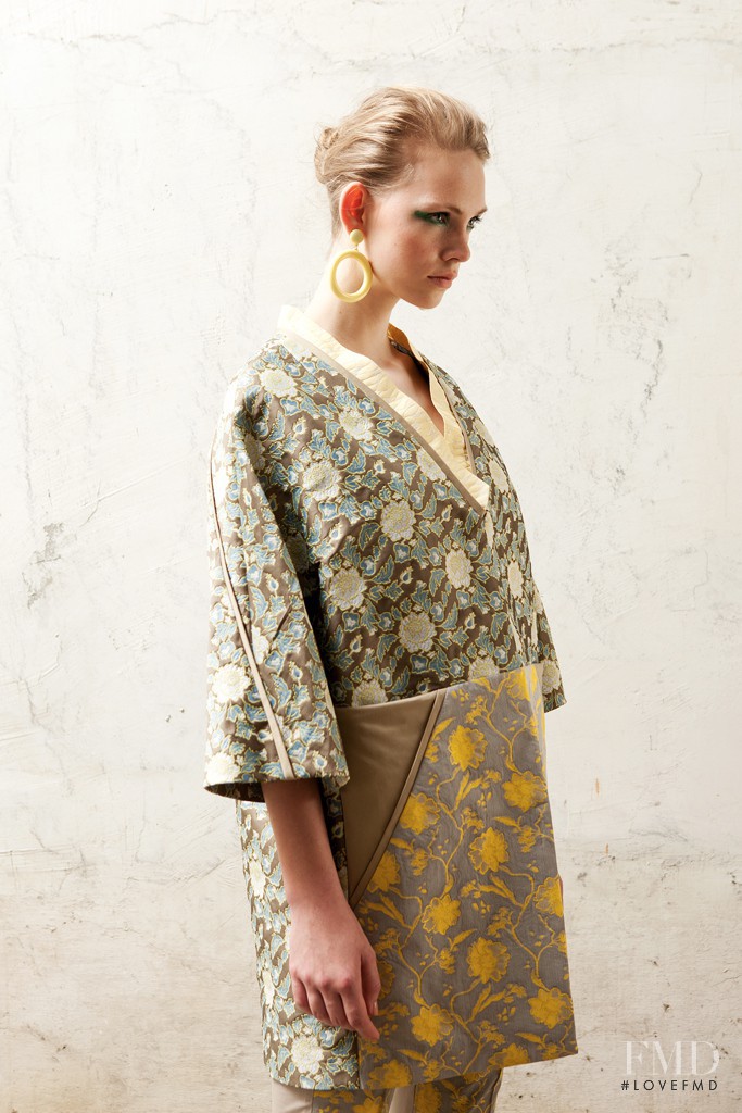 Charlotte Nolting featured in  the Antonio Marras fashion show for Resort 2013