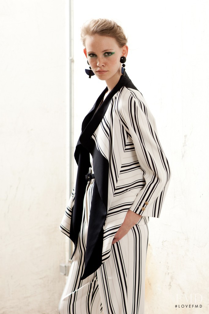 Charlotte Nolting featured in  the Antonio Marras fashion show for Resort 2013