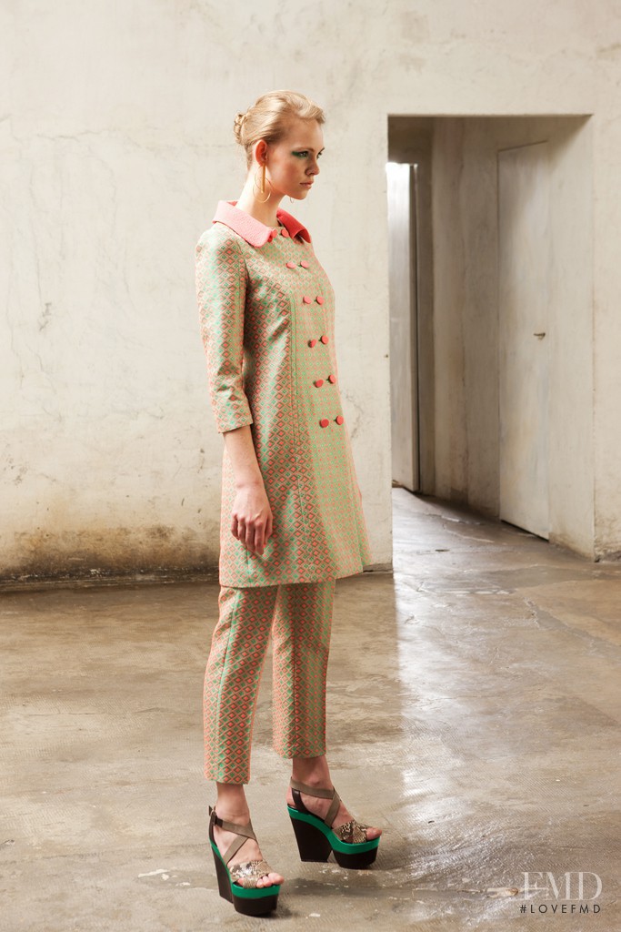 Charlotte Nolting featured in  the Antonio Marras fashion show for Resort 2013