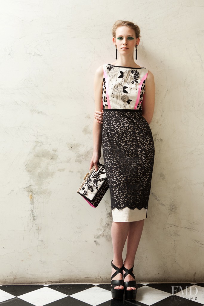 Charlotte Nolting featured in  the Antonio Marras fashion show for Resort 2013