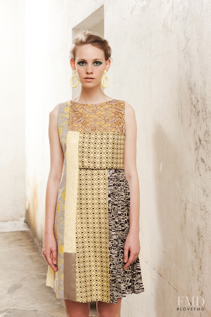 Charlotte Nolting featured in  the Antonio Marras fashion show for Resort 2013