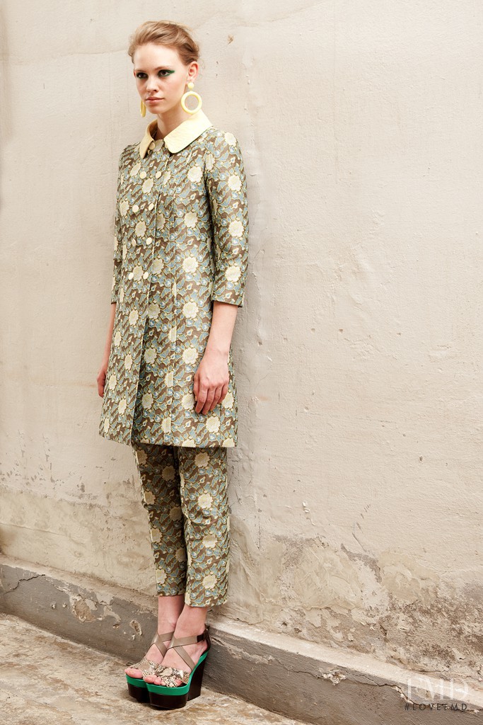 Charlotte Nolting featured in  the Antonio Marras fashion show for Resort 2013