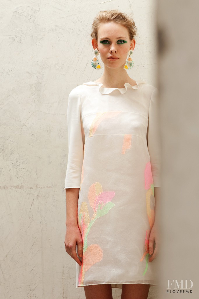 Charlotte Nolting featured in  the Antonio Marras fashion show for Resort 2013