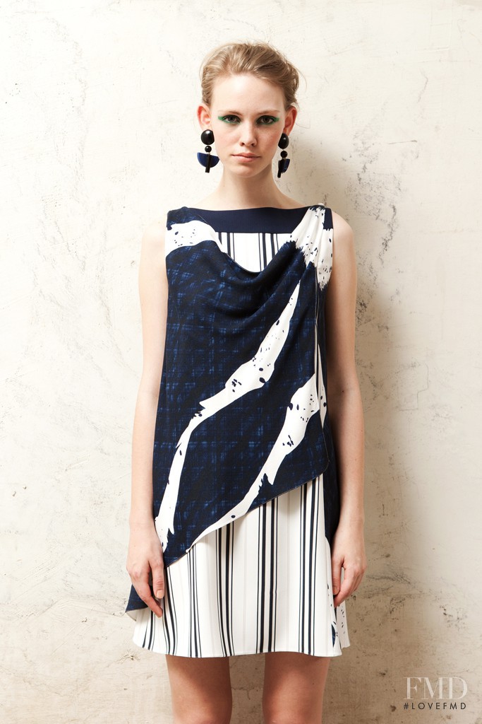 Charlotte Nolting featured in  the Antonio Marras fashion show for Resort 2013