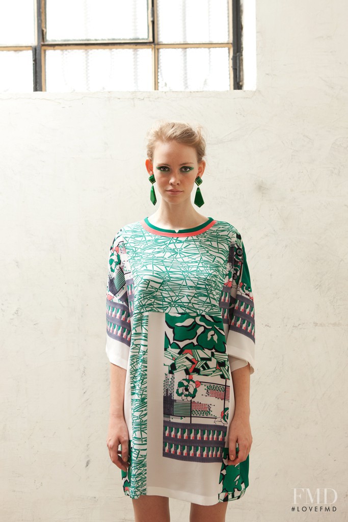 Charlotte Nolting featured in  the Antonio Marras fashion show for Resort 2013