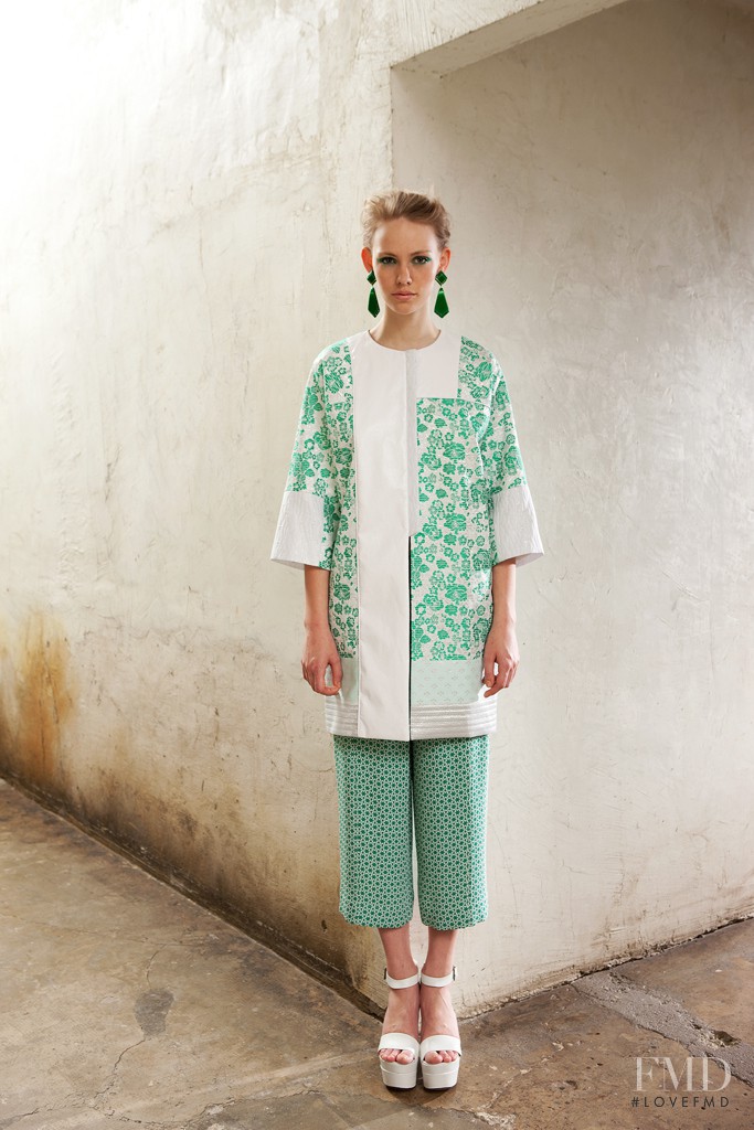 Charlotte Nolting featured in  the Antonio Marras fashion show for Resort 2013