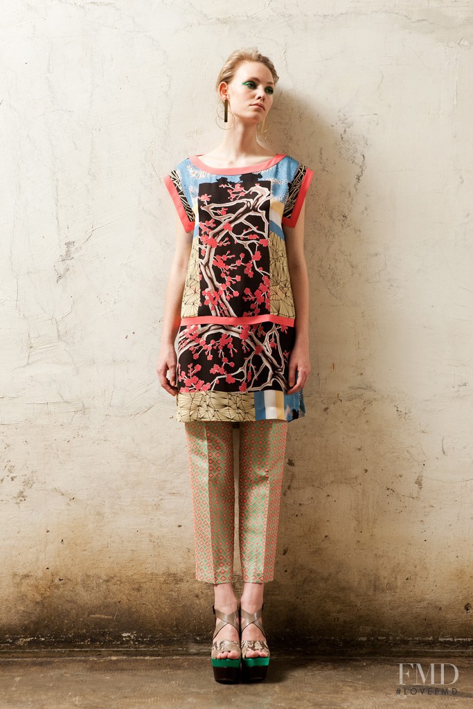 Charlotte Nolting featured in  the Antonio Marras fashion show for Resort 2013