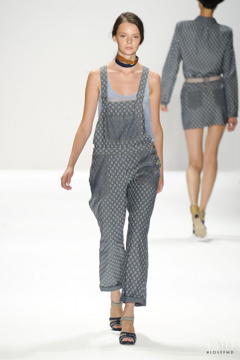 Nikole Ivanova featured in  the Charlotte Ronson fashion show for Spring/Summer 2012