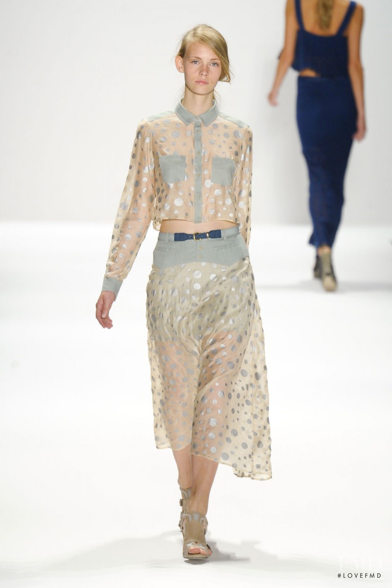 Charlotte Nolting featured in  the Charlotte Ronson fashion show for Spring/Summer 2012