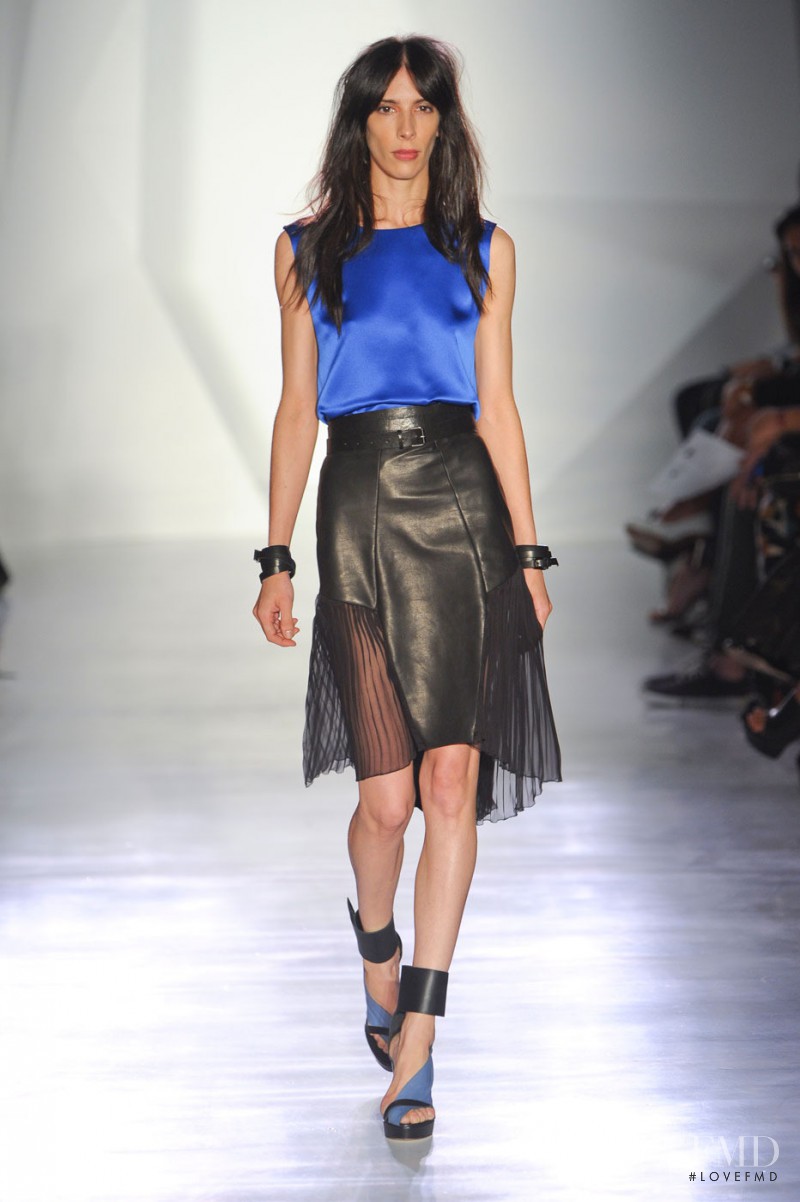 Jamie Bochert featured in  the Mandy Coon fashion show for Spring/Summer 2011