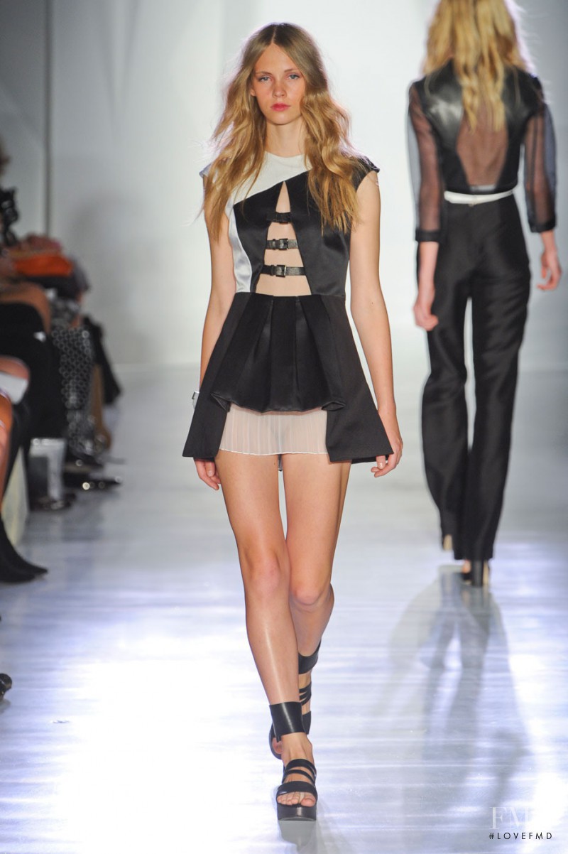 Charlotte Nolting featured in  the Mandy Coon fashion show for Spring/Summer 2011