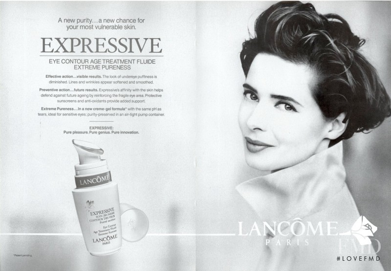 Isabella Rossellini featured in  the Lancome advertisement for Spring/Summer 1995