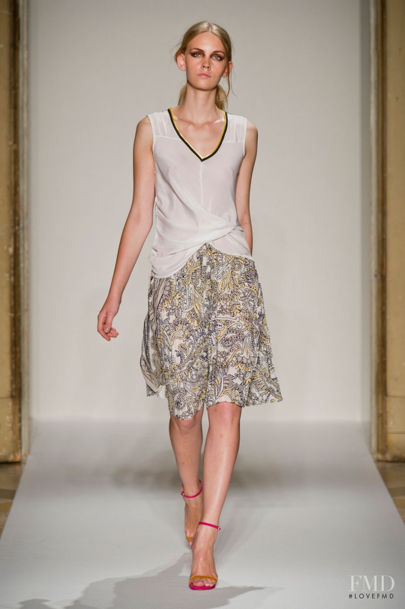 Charlotte Nolting featured in  the Massimo Rebecchi fashion show for Spring/Summer 2012