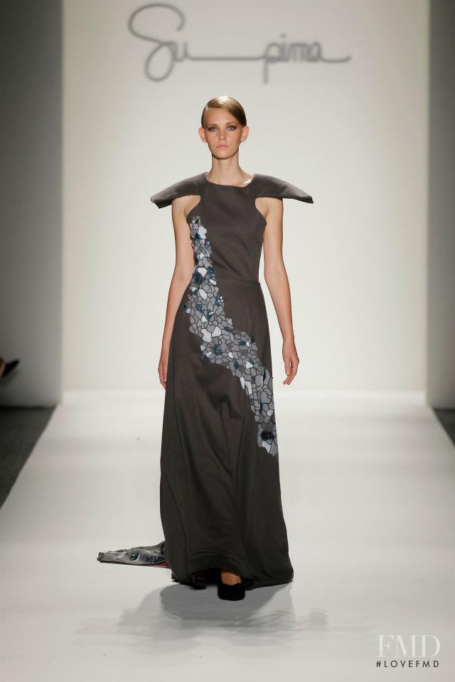 Charlotte Nolting featured in  the Supima fashion show for Spring/Summer 2012