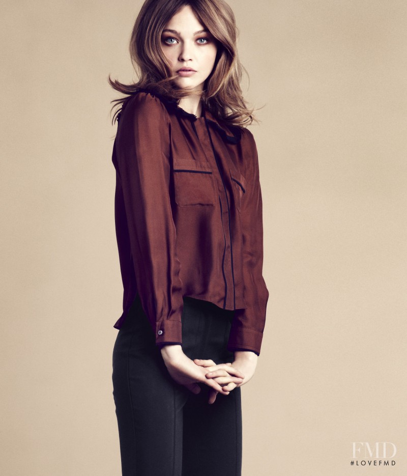 Sasha Pivovarova featured in  the H&M catalogue for Winter 2011